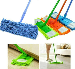 Mop, Floor Cleaner Home Cleaning Supply Flat Mop Microfiber Wet Dust Mop Wet & Dry Mop (random Colors)