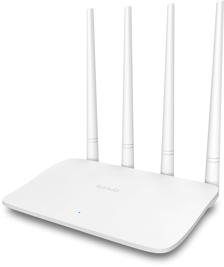 Tenda F6 Wifi Router 4 in 1 Multifunctional Router Extender 300Mbps Speed     4 Antenna Bandwidth Control Router