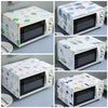 Oven Cover Kitchen Microwave Cover Waterproof Oil Dust Double Pockets Microwave Oven Cover (random Design)