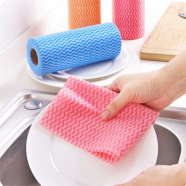 50 Sheet Roll Tissue Paper Cleaning Wipes (random Color)