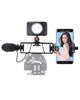 Triple side clamp for tripod stand Mobile Camera & Microphone