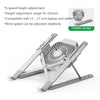 JF-055A1 Laptop Stand with Cooling Fan For Notebook Tablet Phone 6 Speed Adjustment Folding Portable