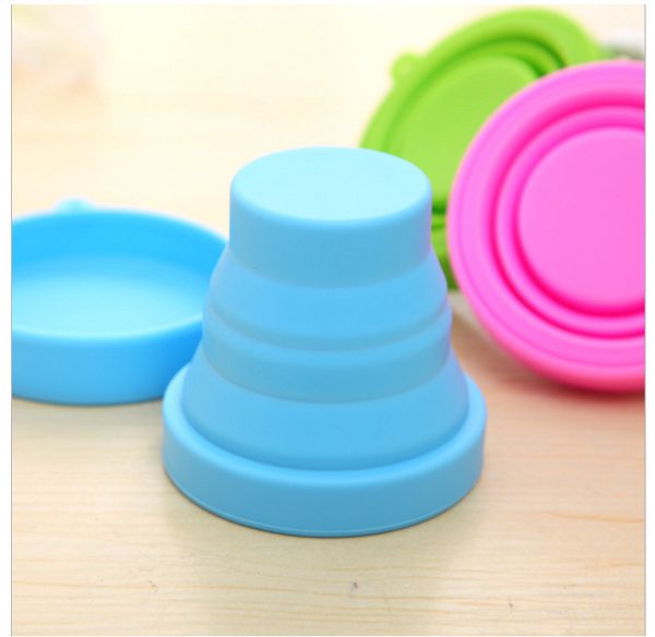 Folding Silicone Cup – Portable Cup (random Color)