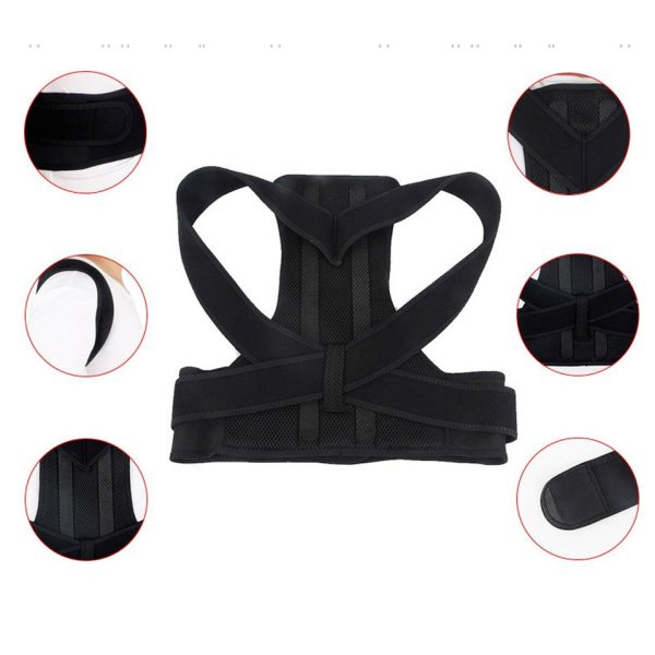 Back Posturm Spine Support Belt Adjustable Adult Corset Posture Correction Belt Body Health Care