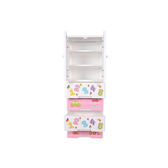 Discover the ABC 123 Wardrobe Hanging with 7 Layers for Ultimate Nursery Organization