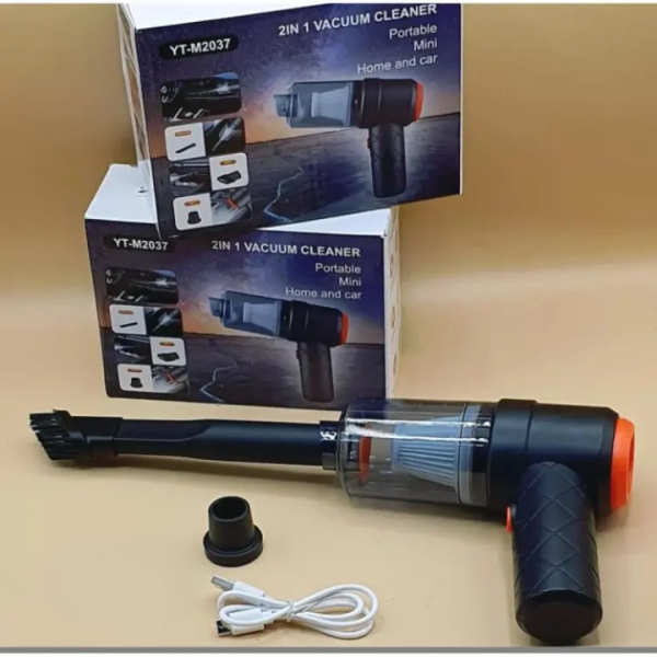 Portable Wireless Vacuum Cleaner (yt-m2037) – 2 In 1 Portable Vacuum Cleaner For Car And Home.