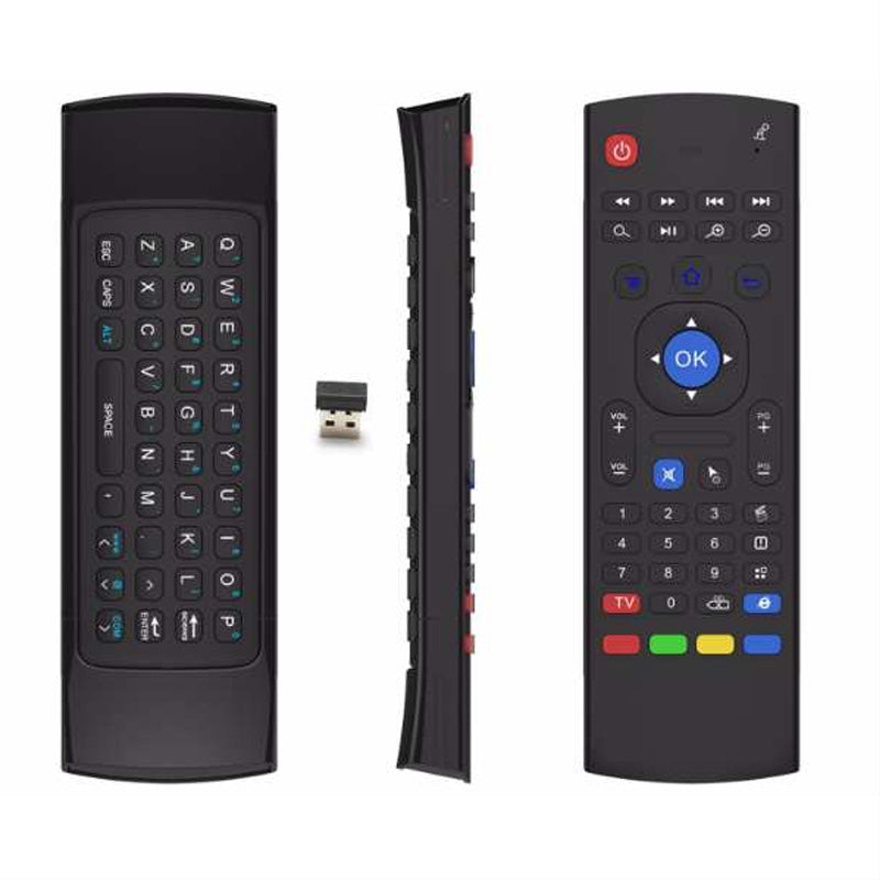 Air Mouse MX3 A Remote Controller With The Function Of Mouse, Keyboard, Multimedia Android Control And Motion Sense Support