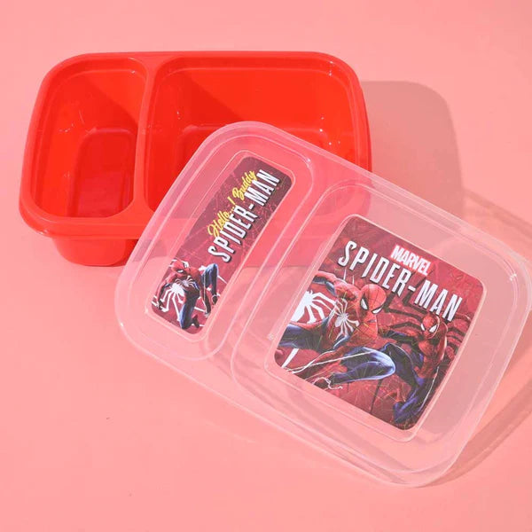 Student Lunch Box – 1000ml – Lunch Box With Three Portions/compartments (random Color)