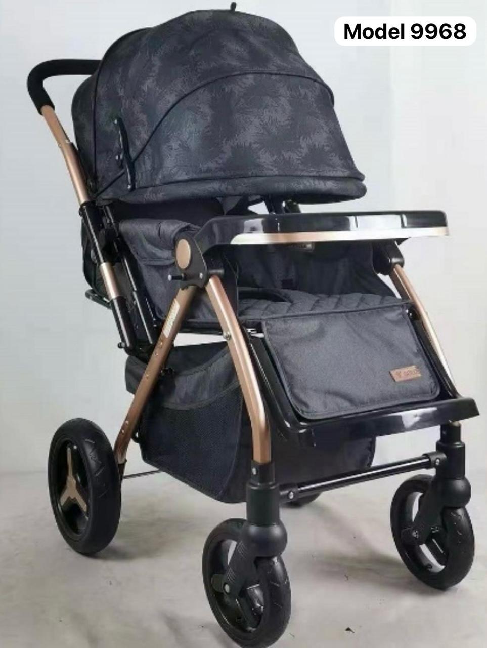 Unveiling the 3-in-1 Portable Travel System Baby Stroller Pushchair - A Foldable Luxury High Landscape Baby Pram