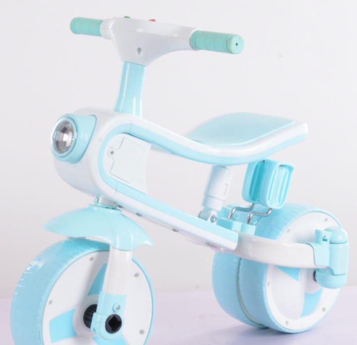 Infant Baby Multifunctional Two-Wheel Variable Tri-Wheel Pedal Bicycle Balance Bike, Simple And Transformable Scooter Stroller