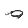 Female Microphone Adapter – XLR Female To 3.5mm Male 2m