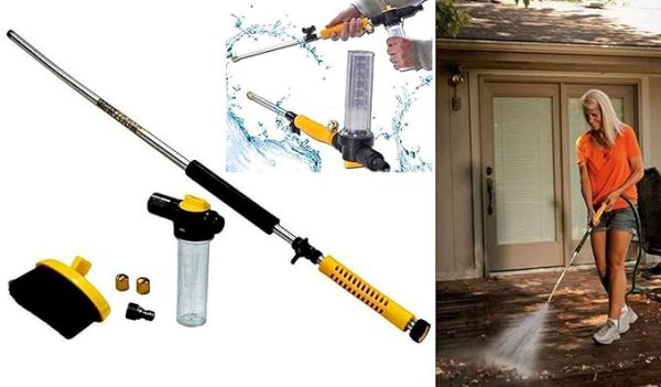 Water Zoom High Pressure Washer Sprayer Water Gun Car Cleaning,garder Plants