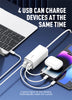 LDNIO A4610C: 65W High-Power 4-Port USB Laptop Charger for Lightning-Fast Charging!