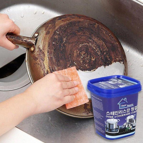 Cookware Cleaner Kitchen Washing Pot Bottom Black Scale Decontamination Household Stainless Steel Cleaning Paste Powerful