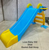 Kids Baby Slide 502 Climbers Play Structures Slide Indoor Outdoor Slide Baby Play Slide with Basket and Basketball