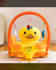 Sofa Set Support Seat Cover Baby Plush Chair Cartoon Learning Sit Plush Chair Toddler Nest Puff Washable With Rod Toys