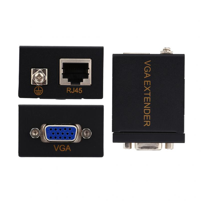 VGA Extender 60M Over LAN Cable RJ45 To VGA