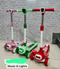 High-Quality 3-Wheel Stand-Up Kids Scooter with Printed Straight Rod