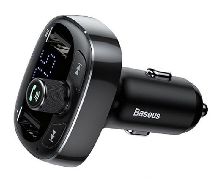 Baseus 2 In 1 Universal Car Charger And FM Transmitter Black (CCALL-TM01)