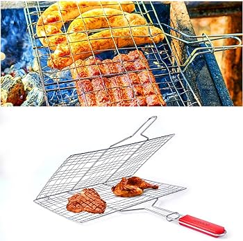 Bbq Stainless Steel Hand Grill (small Size)