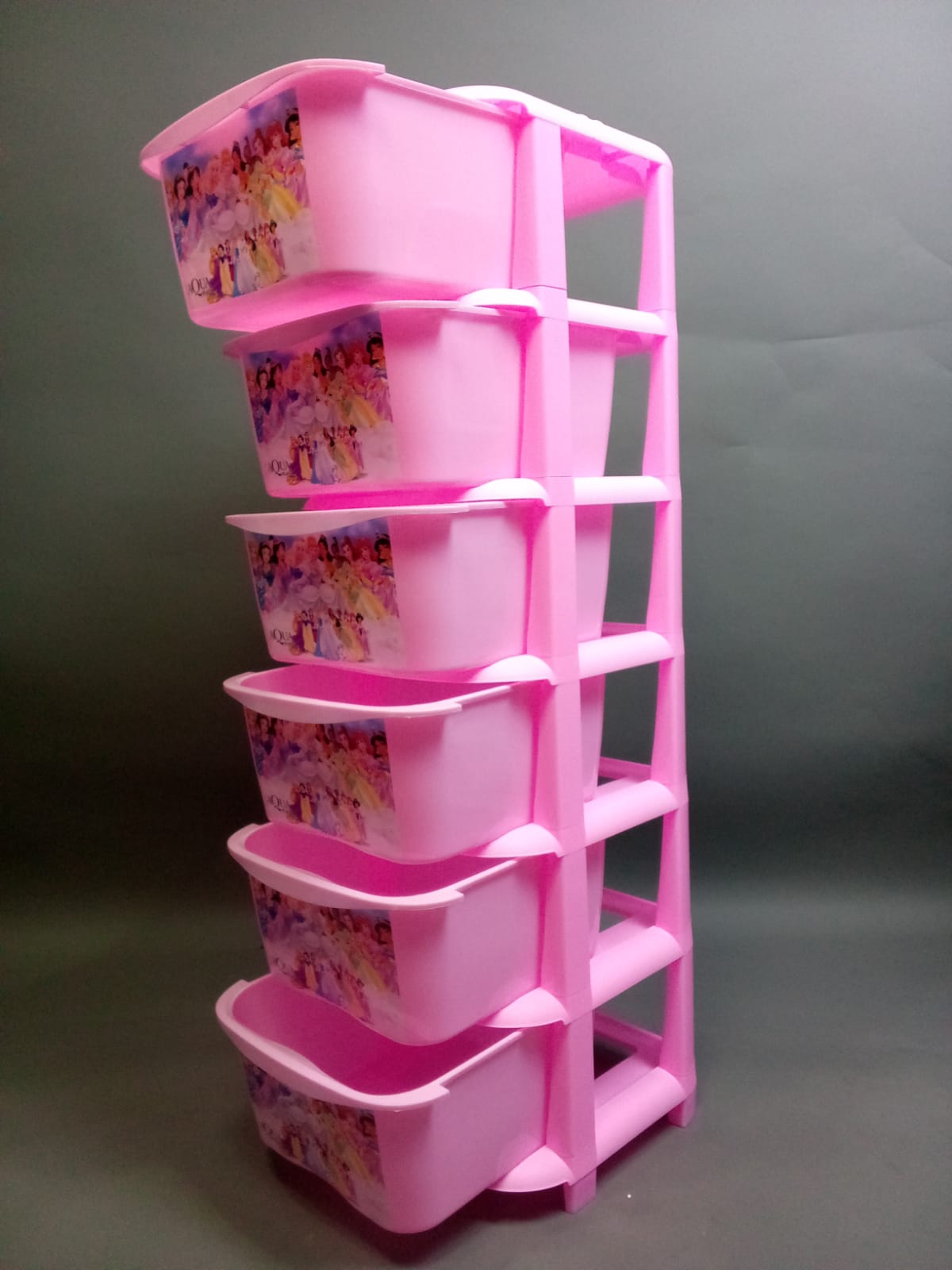Aqua Plast 6-Layer Storage Elevate Your Organization with High-Quality,Princesess Drawers