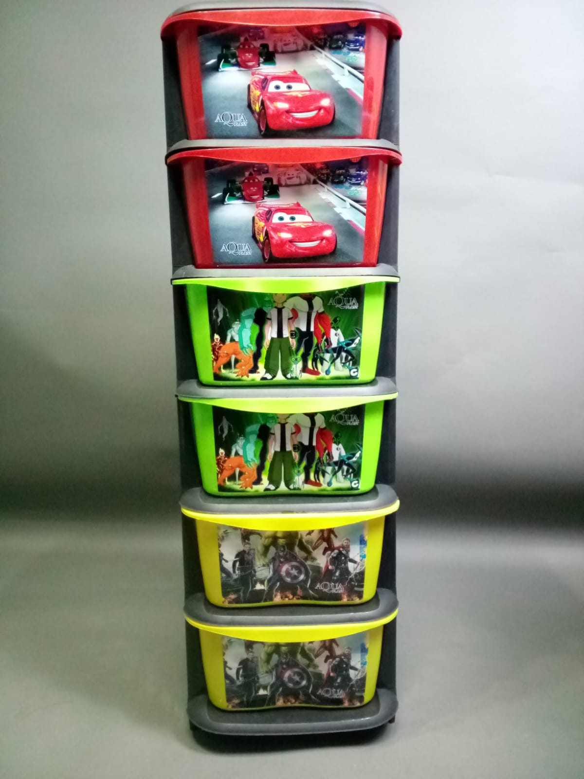 Kids Baby Storage Drawers for Clothes , Toys And Different Items 6 Tier Drawers