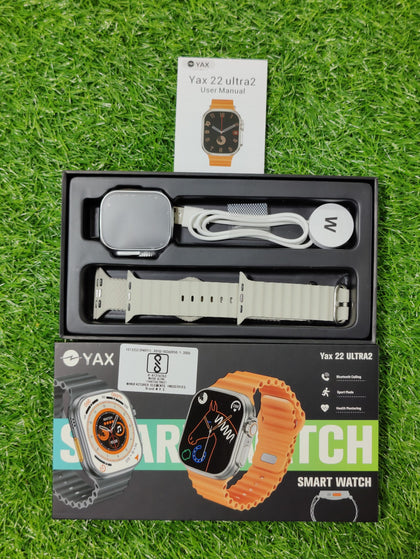 YAX 22 ultra 2 Bluetooth Calling Smart Watch 2 Straps