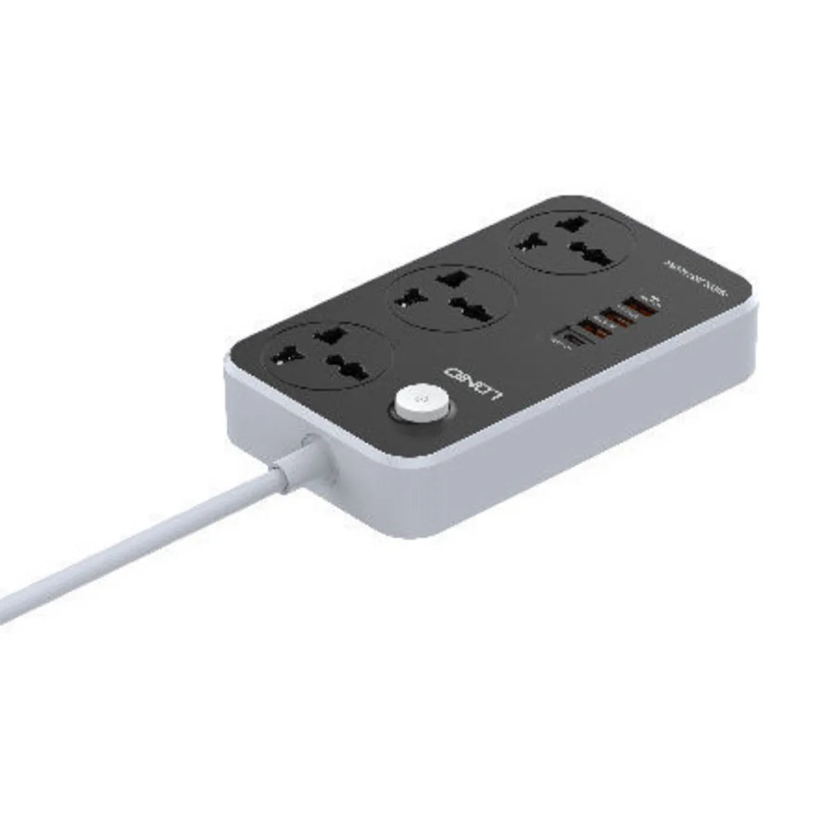 LDNIO SC3412 Fast Charging Power Extension 1xUSB-C PD & USB-A QC 3.0 Ports With 2m Power Cord