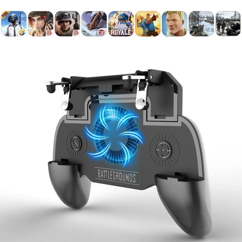 Sp+ 2000mah Power Cooling Fan Gamepad Joystick Hand Grip For Phone Pubg