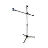 Professional Microphone Stand Tripod Boom Fully Adjustable Mic Stand & Holder Safe Knob Lock Anti-Slip Rubber Tripod Ends Lightweight & Portable