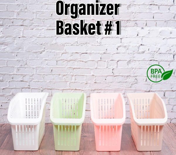 Kitchen Refrigerator Organizer, Fridge And Freezer Storage Tray Basket Multicolour – Each