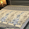 (terry Cotton) Double Bed Printed Mattress Covers Water Proof Mattress Safeguard