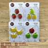 Nova Fancy Fruit Shape Self Adhesive Wall Hooks 3pcs Wall Mounted Hooks (random Fruits)