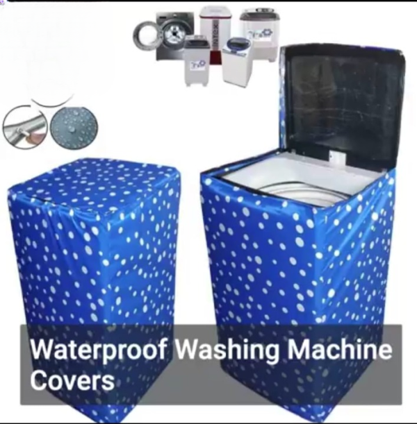 Single Tub Zip Open Close Waterproof Top Loaded Washing Machine Cover