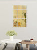 Acrylic Mirror Wall Decoration Stickers – 12 Pcs Set