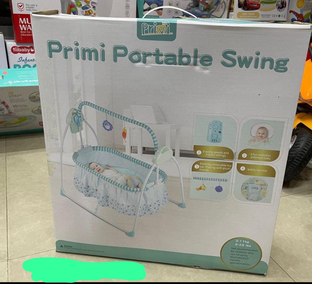 Primi Portable Swing Not Recommended For Children Who Can Sit Up By Themselves(9 Months