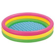 SUNSET GLOW POOL, 3-Ring, w/ Infl. Floor, Ages 2+, Shelf Box