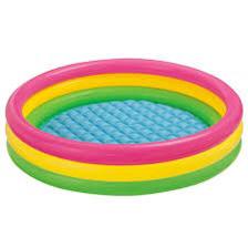 SUNSET GLOW POOL, 3-Ring, w/ Infl. Floor, Ages 2+, Shelf Box