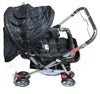 8 Big Tyres Alloy Foldable Baby Stroller Pram For Newborn Double Handle