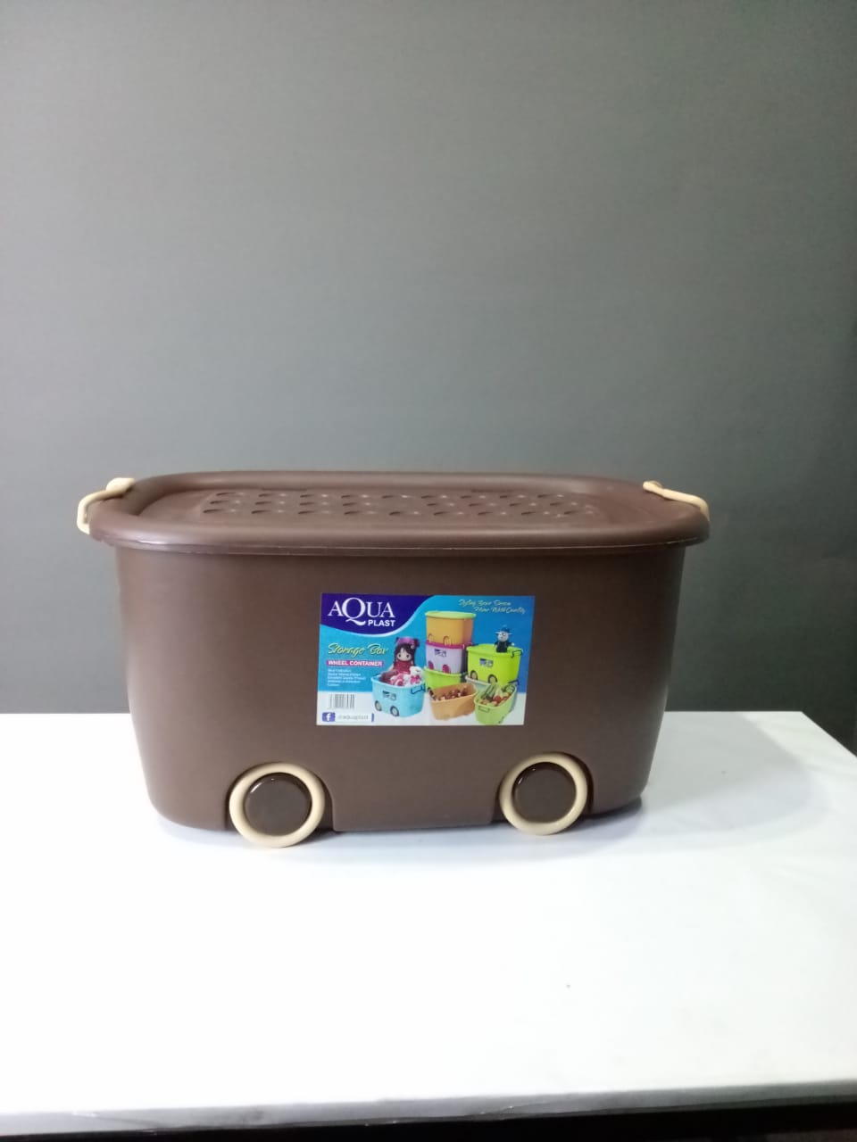 TOYS STORAGE BOX WHEEL BOX Big Size Stackable