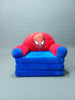 Marvel Spiderman Kids Figural Bean Bag Chair with Sherpa Trimming, Multi-color