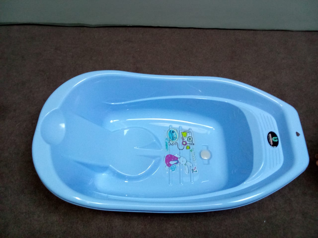 Kids Bath Tub Baby Bather Pure Plastic High Quality Bathing Tub