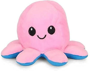 Octopus 1PC Soft Toys, Mood Change Double-Sided Flip Octopus Plush Toys, Cute Mini Octopus Stuffed Animals Creative Toy Gifts for Birthday