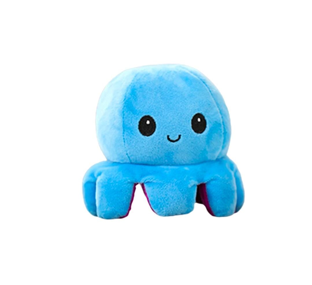 Octopus 1PC Soft Toys, Mood Change Double-Sided Flip Octopus Plush Toys, Cute Mini Octopus Stuffed Animals Creative Toy Gifts for Birthday