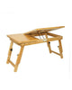 Adjustable Wooden Laptop Table With Cooling Fan L10