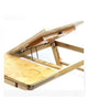 Adjustable Wooden Laptop Table With Cooling Fan L10