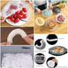 100pc Disposable Cling Film Cover Household Refrigerator Food Fruit Preservation Cover Dust-proof Plastic Fresh-keeping Cover