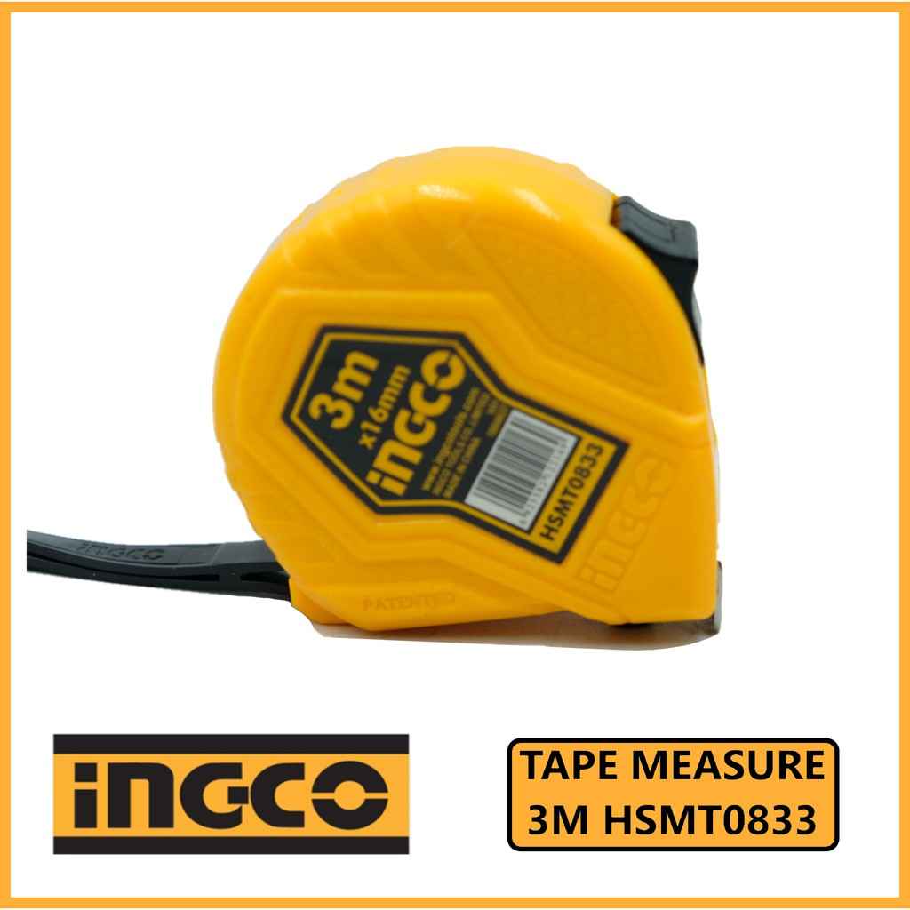 INGCO Precision 3m Steel Measuring Tape for Accurate Measurements in Metric & Inches