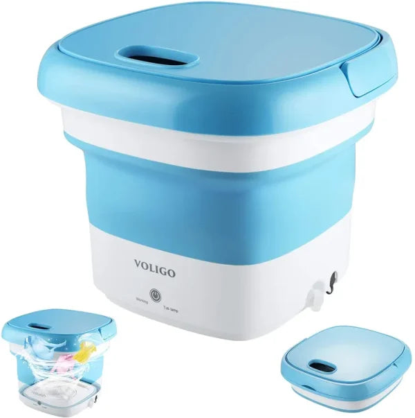 Foldable Mini Washing Machine China Imported Heavy Quality ( Random Color )