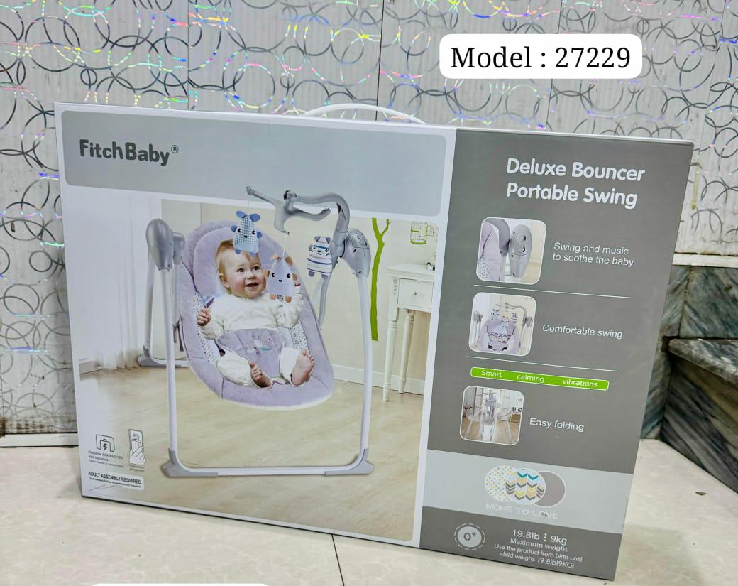 Newborn crib cradle cradle crib plastic metal electric swing crib automatic swing chair